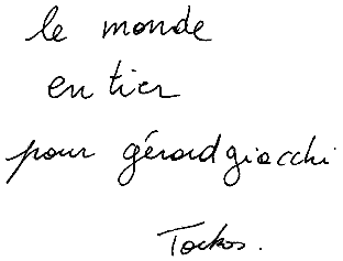 TARKOS - Gérard Giachi